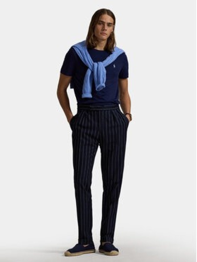 Polo Ralph Lauren T-Shirt 710671438404 Granatowy Slim Fit