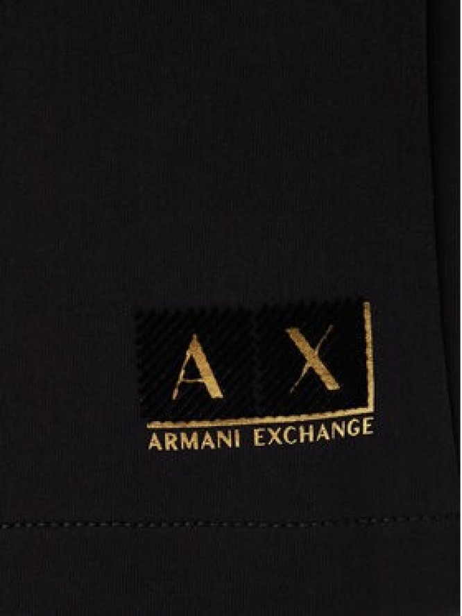 Armani Exchange Szorty sportowe XM001887 AF10818 MC004 Czarny Regular Fit