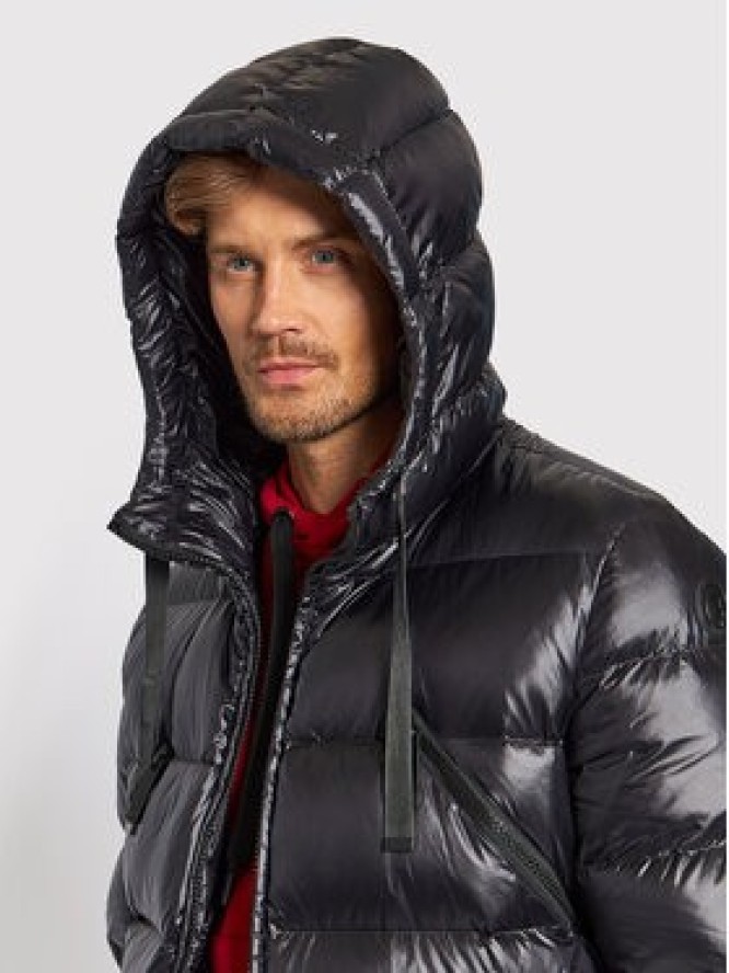 Trussardi Płaszcz zimowy 52S00628 Czarny Regular Fit