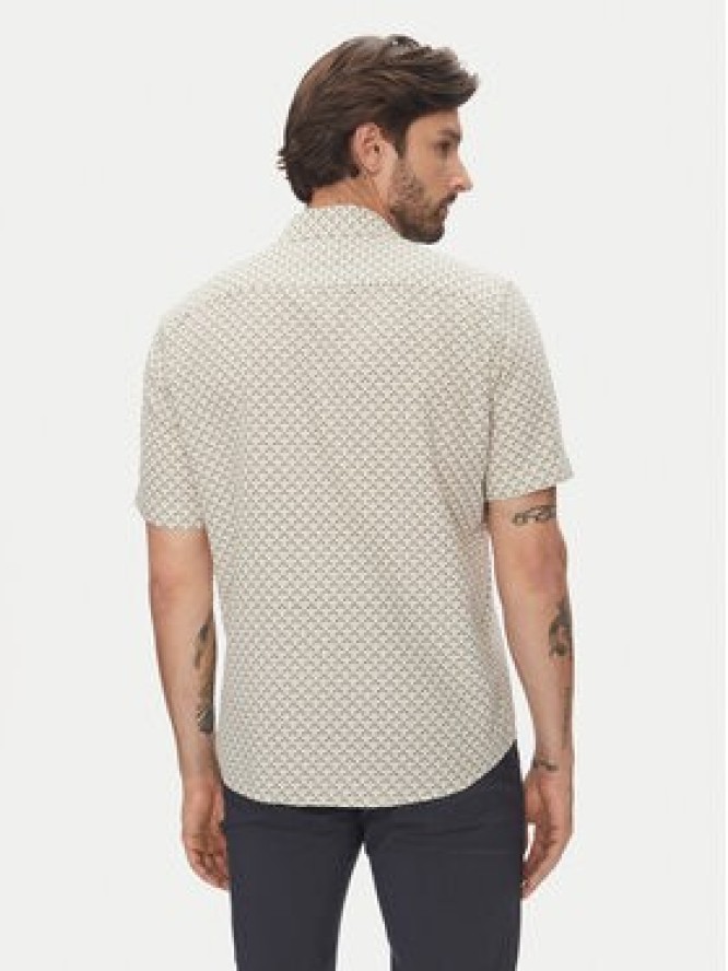 Pierre Cardin Koszula C6 45610.0458 Beżowy Regular Fit