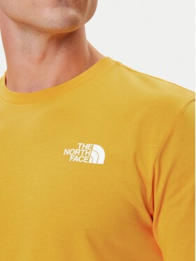 The North Face T-Shirt Redbox NF0A87NP Żółty Regular Fit