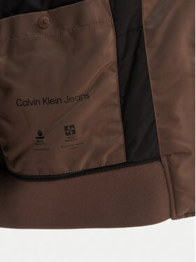 Calvin Klein Jeans Kurtka bomber LV04RC526G Brązowy Regular Fit