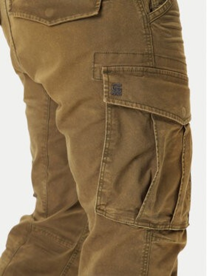 G-Star Raw Spodnie materiałowe Rovic Zip 3D D02190-E172 Zielony Tapered Fit