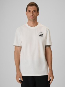 T-shirt bawełniany męski 4F 4FRSS26TTSHM4296