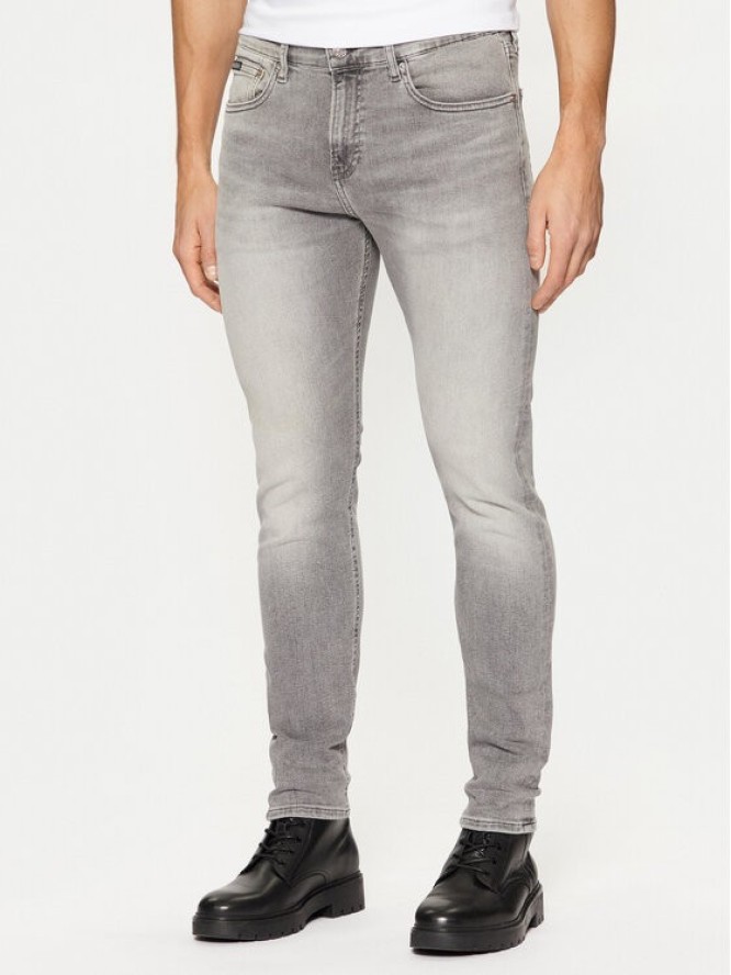 Calvin Klein Jeans Jeansy J30J326562 Szary Slim Fit