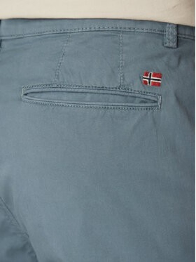 Napapijri Chinosy M-Puyo NP0A4H98 Zielony Slim Fit