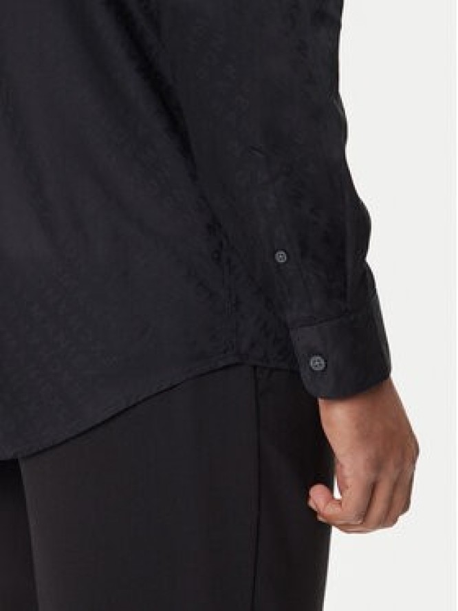 Armani Exchange Koszula XM001142 AF13131 FC022 Czarny Regular Fit