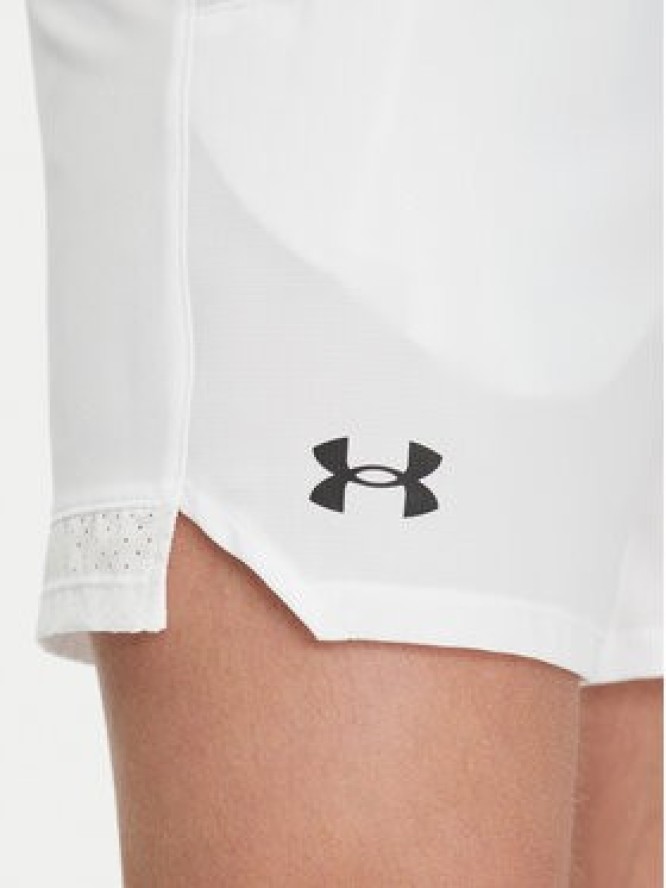 Under Armour Szorty sportowe Vanish Woven 6in 1373718 Biały Regular Fit