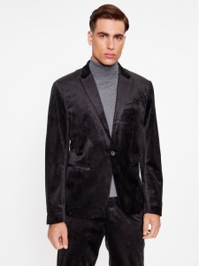 Guess Marynarka Fulham M3BN15 K54M0 Czarny Regular Fit