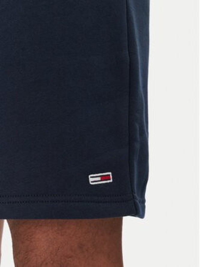 Tommy Jeans Szorty sportowe Flag Beach DM0DM21931 Granatowy Regular Fit