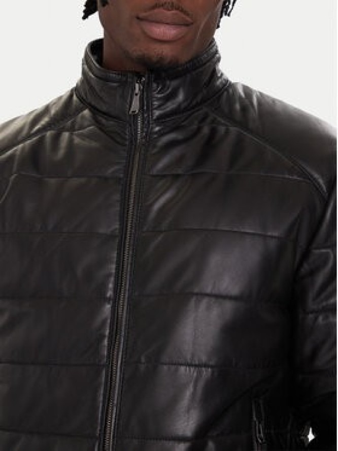 JOOP! Kurtka skórzana 262001980000867 Czarny Regular Fit