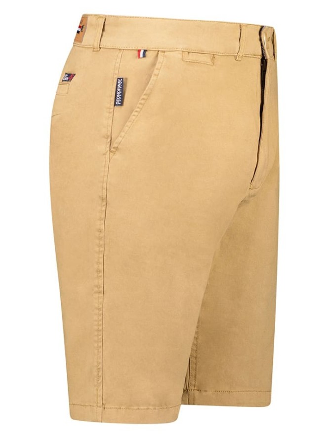 Geographical Norway Bermudy "Pacidor" w kolorze beżowym rozmiar: 3XL