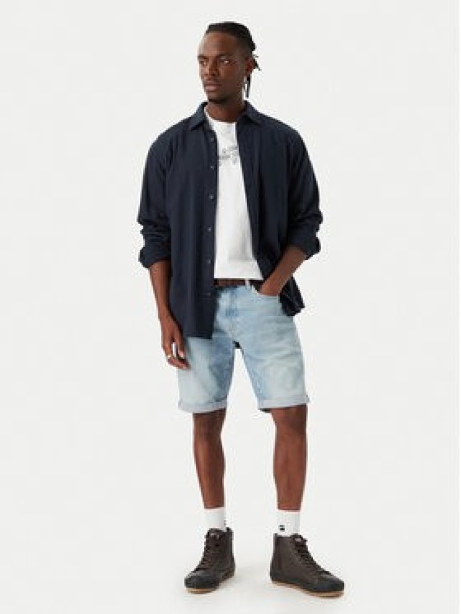 G-Star Raw Szorty jeansowe D10481-8968 Niebieski jasny Slim Fit