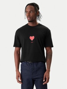 HUGO T-Shirt Dalentin 50553429 Czarny Relaxed Fit