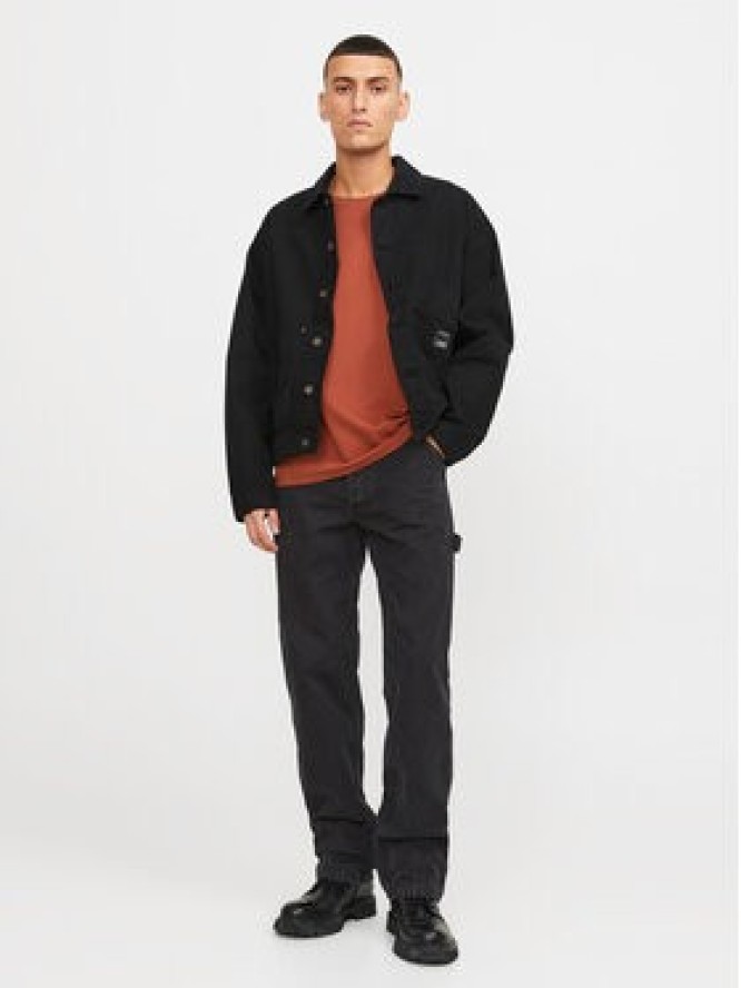 Jack & Jones Jeansy Eddie 12252802 Czarny Loose Fit