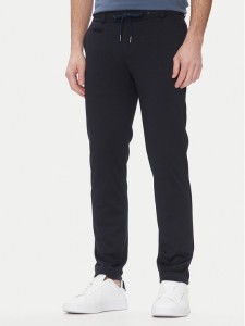 Bugatti Spodnie materiałowe 4036 36827 Granatowy Slim Fit