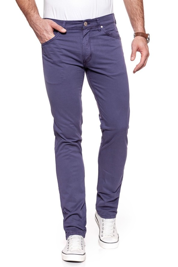 WRANGLER SPODNIE MĘSKIE GREENSBORO DUSK PURPLE W15QRU25K 112127055
