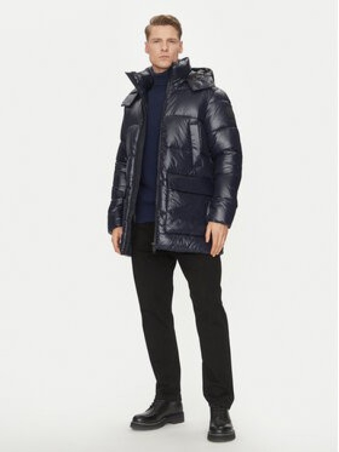 Save The Duck Kurtka zimowa D40292M LUCK19 Granatowy Regular Fit