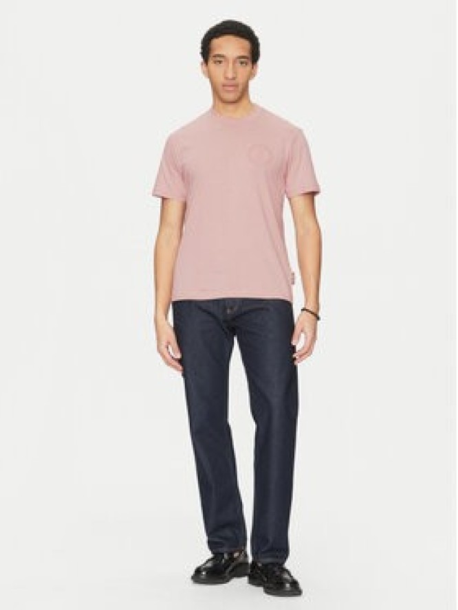 Just Cavalli T-Shirt 78OAHT01 Różowy Regular Fit