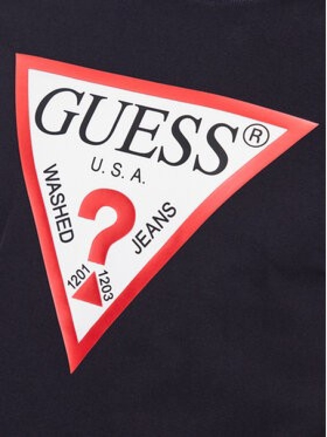 Guess T-Shirt M2YI71 I3Z14 Granatowy Slim Fit