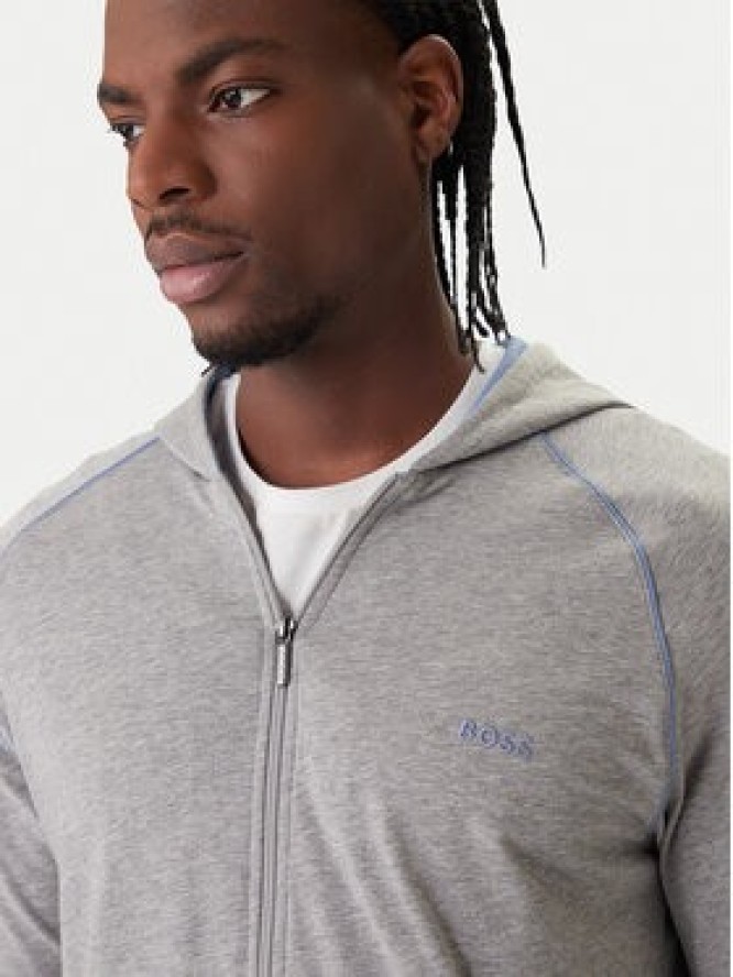 BOSS Bluza Mix&Match 50515313 Szary Regular Fit