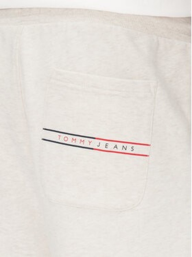 Tommy Jeans Szorty sportowe Entry Graphic DM0DM21369 Beżowy Regular Fit