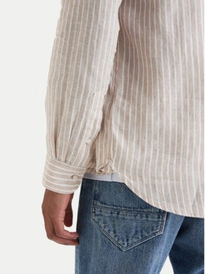 Tommy Hilfiger Koszula Bengal MW0MW42400 Beżowy Regular Fit