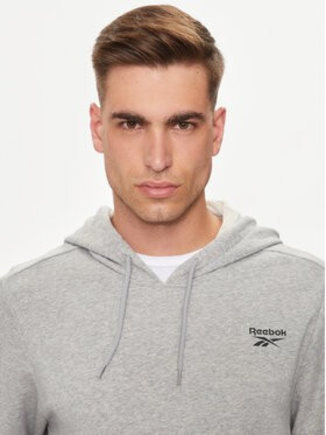 Reebok Bluza Left Chest 100067634 Szary Regular Fit