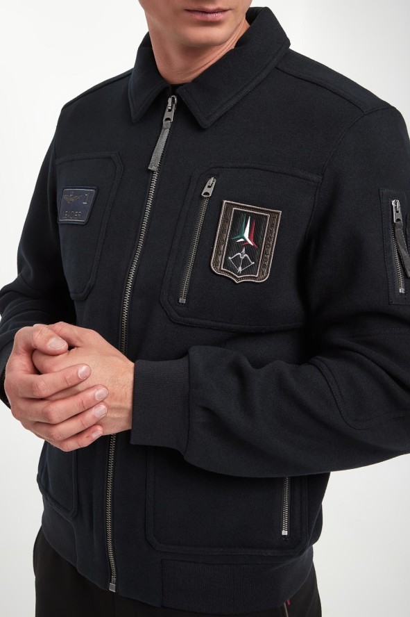 Kurtka męska z wełną AERONAUTICA MILITARE