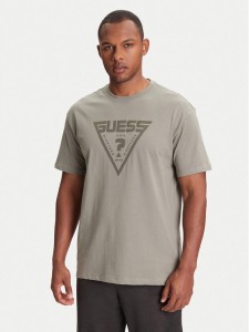 Guess T-Shirt Z4BI02 I3Z14 Zielony Regular Fit