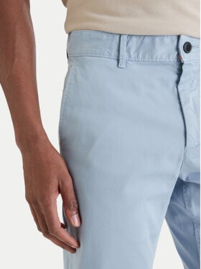 BOSS Chinosy 50510933 Błękitny Slim Fit