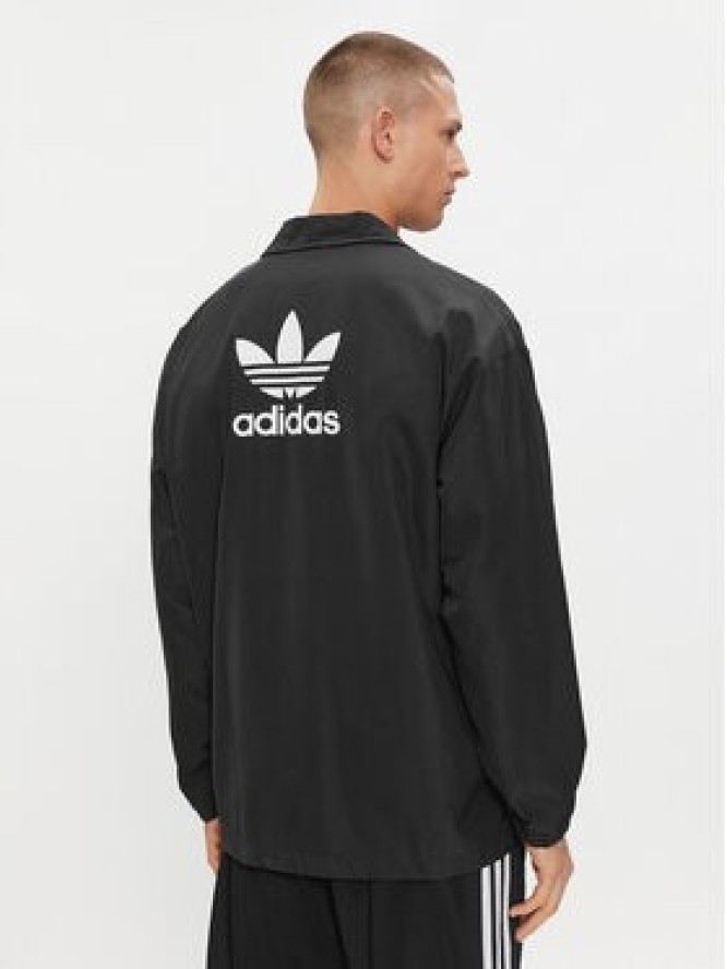 adidas Kurtka przejściowa Coach IA6371 Czarny Regular Fit