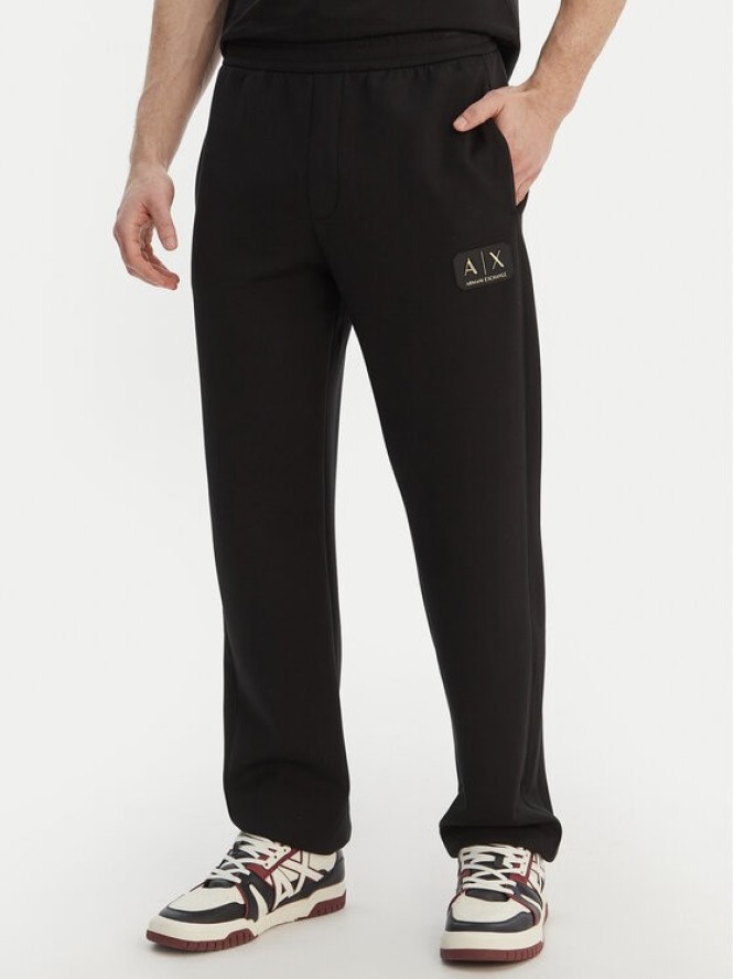 Armani Exchange Spodnie dresowe XM001774 AF19936 UC001 Czarny Regular Fit