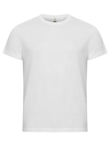 clique Classic OC-T koszulka męska 100% bawełna organiczna biała – white