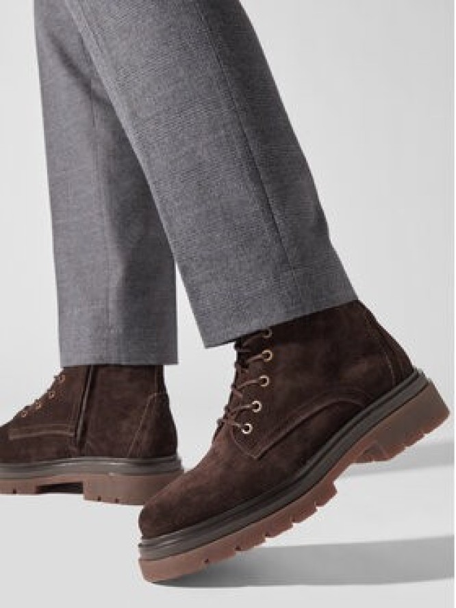 Gant Trzewiki Ramzee Mid Lace 27683423 Brązowy