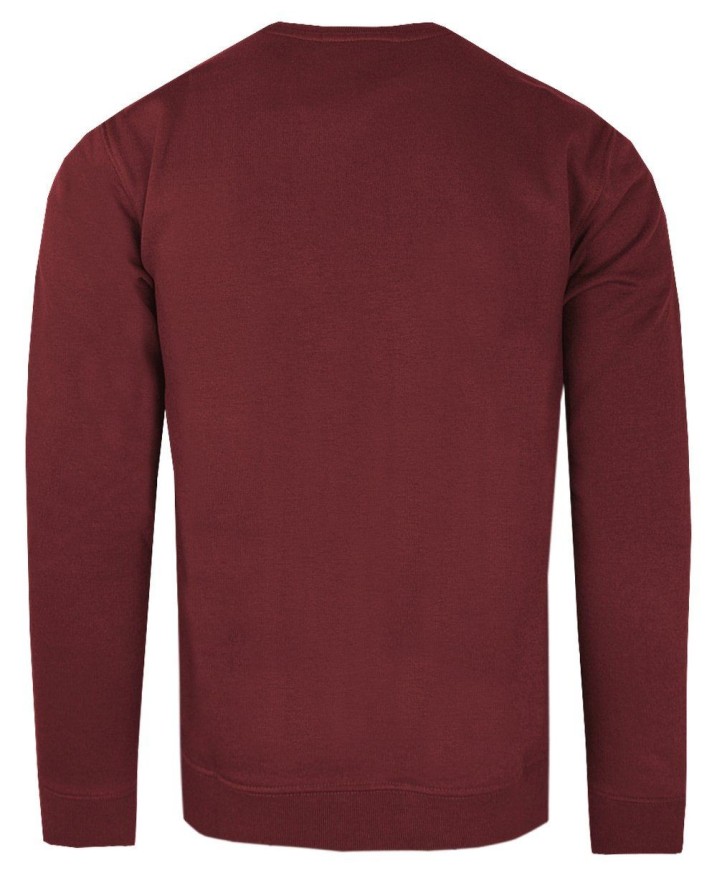 Miękka i Wygodna Męska Bluza - Pako Jeans - Bordowa
