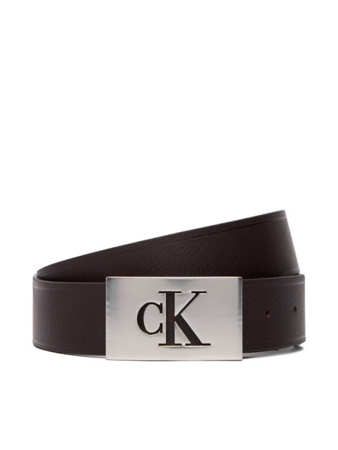 Calvin Klein Pasek Ssnl Mono Plaque 35Mm Fixed LV04D7086G Brązowy