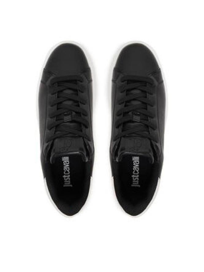 Just Cavalli Sneakersy 80QA3SBG ZPC20 Czarny