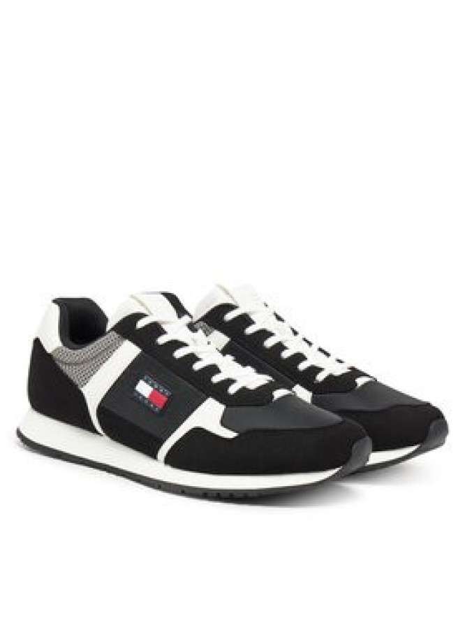 Tommy Jeans Sneakersy Tjm Runner Casual EM0EM01590 Czarny