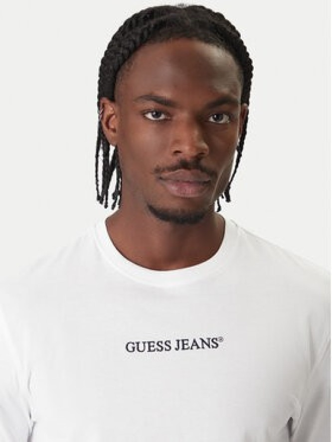Guess Jeans Longsleeve M5RI84 K8HM0 Biały Regular Fit