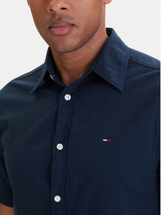 Tommy Jeans Koszula DM0DM22786 Granatowy Regular Fit
