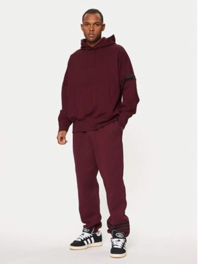 adidas Bluza Neuclassics JC9936 Bordowy Oversize
