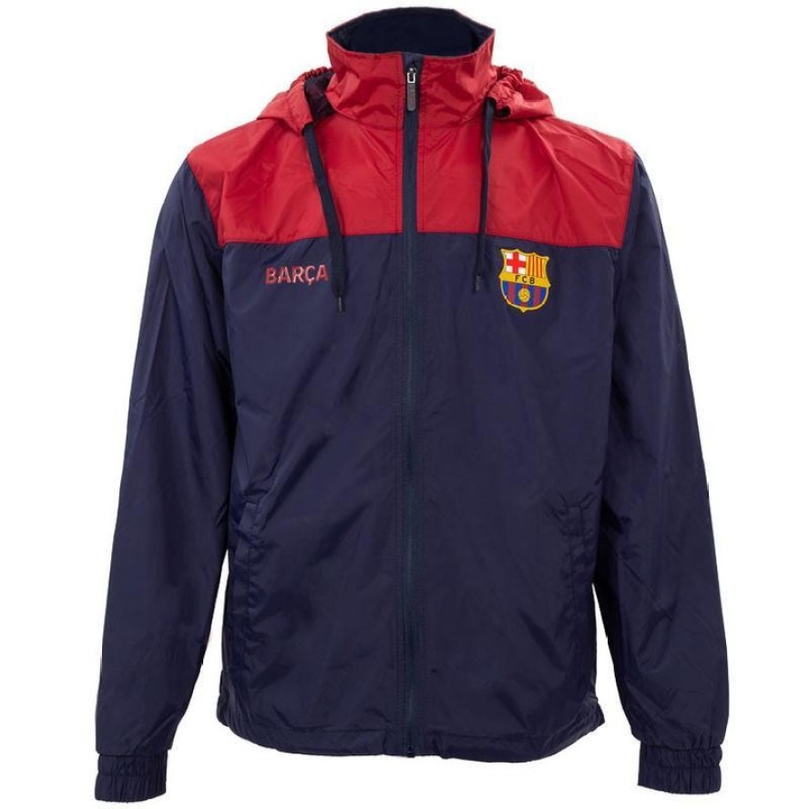 Kurtka wiatrówka dla dorosłych unisex Barça premium