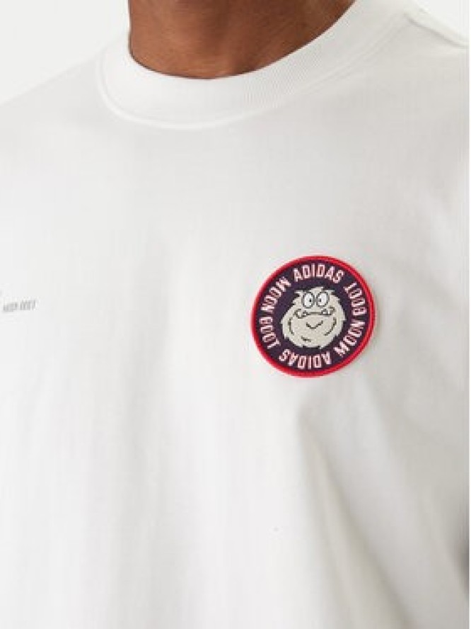 adidas Longsleeve Moon Boot JM8917 Biały Loose Fit