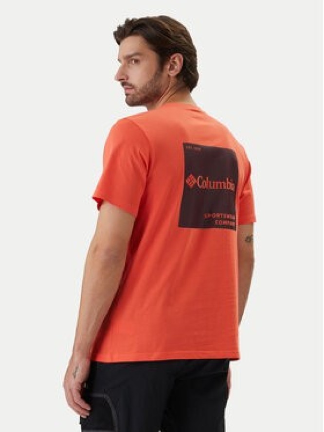 Columbia T-Shirt CSC™ Logo Back Tee 2155011 Pomarańczowy Regular Fit