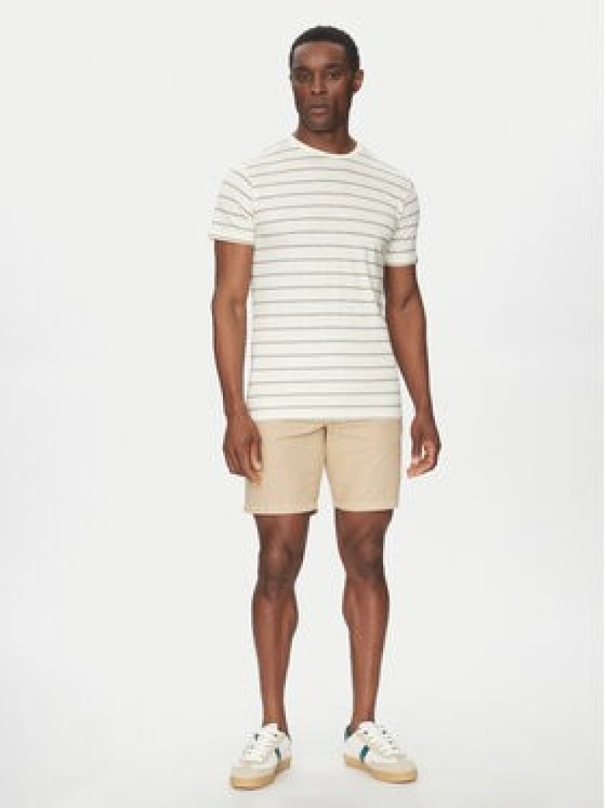 INDICODE T-Shirt Inrima 41-168 Écru Regular Fit