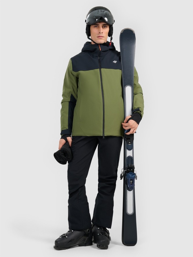 4F Kurtka narciarska membrana 8000 męska - khaki L