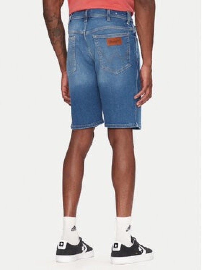 Wrangler Szorty jeansowe Texas 112362505 Niebieski Regular Fit