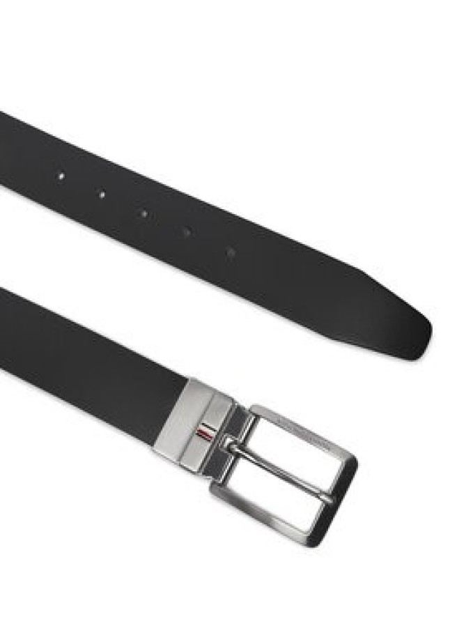 Tommy Hilfiger Pasek Męski Business Rev Lux Set Gp AM0AM13831 Czarny