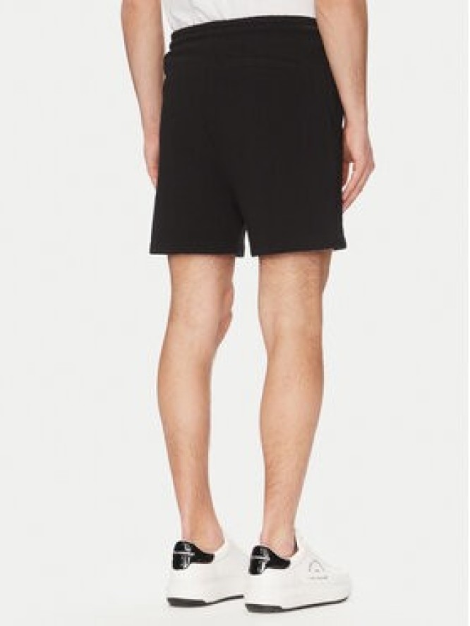 Karl Lagerfeld Jeans Szorty sportowe A2M10166 Czarny Regular Fit